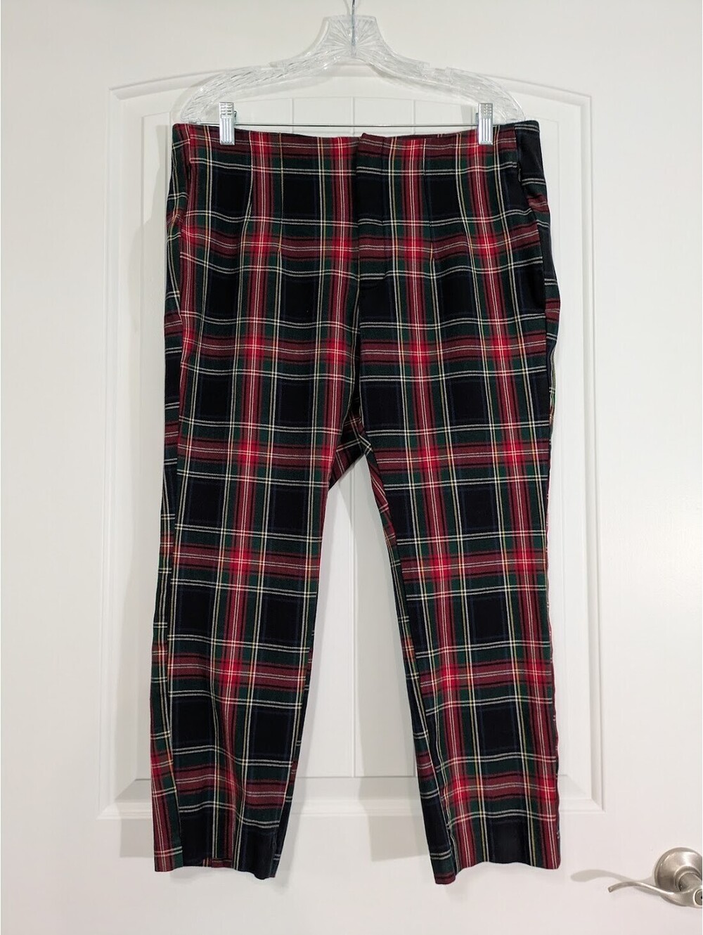 Old Navy Plaid Polished Pixie Skinny Pants Size 16